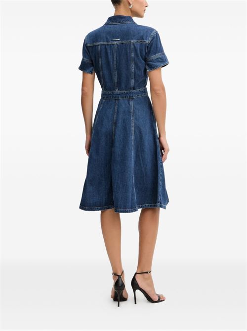 Abito donna corto con denim Karl Lagerfeld | B1W130378921